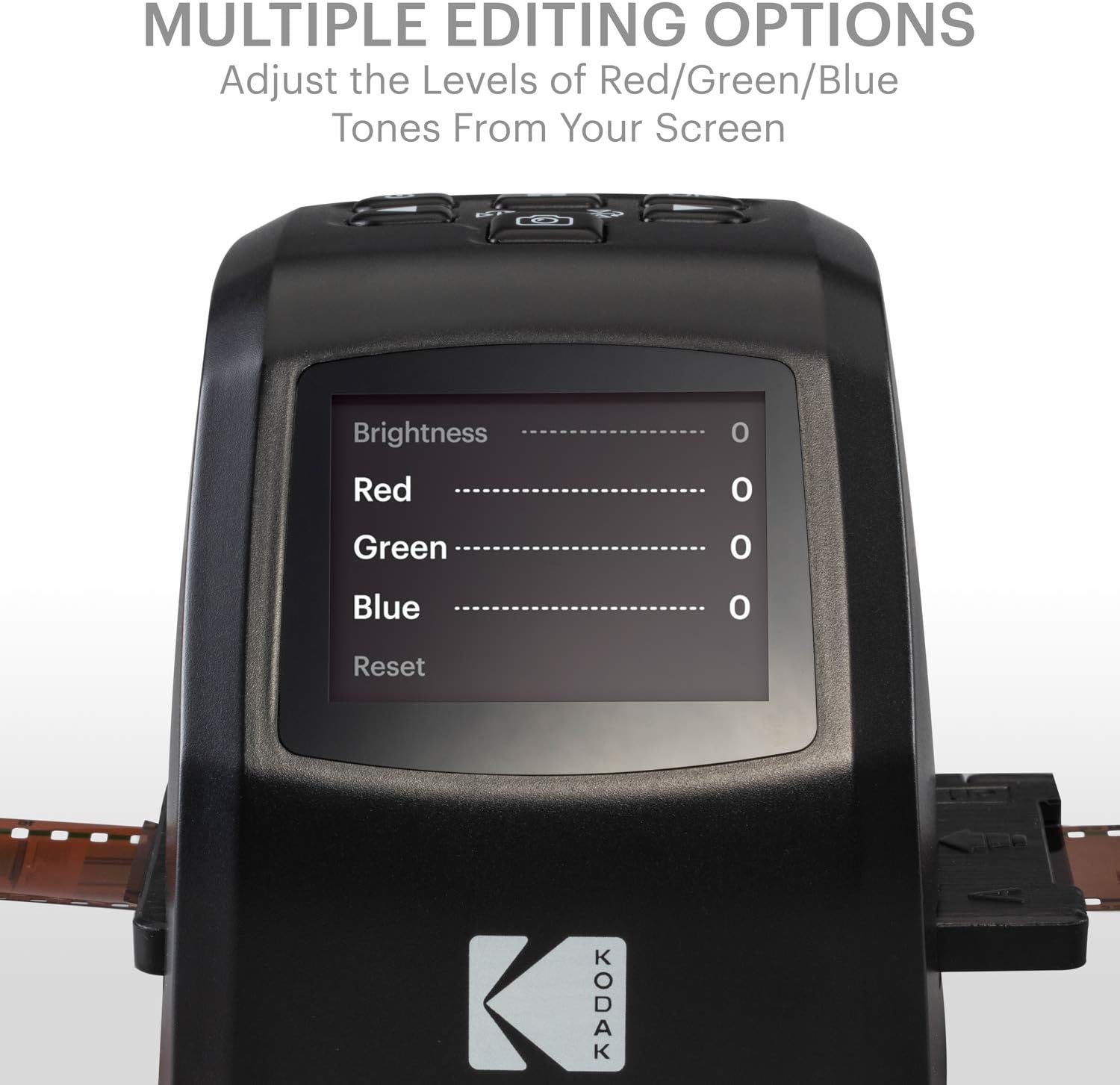 KODAK Mini Digital Film & Slide Scanner – Converts 35mm, 126, 110, Super 8 & 8mm Film Negatives & Slides to 22 Megapixel JPEG Images – Includes