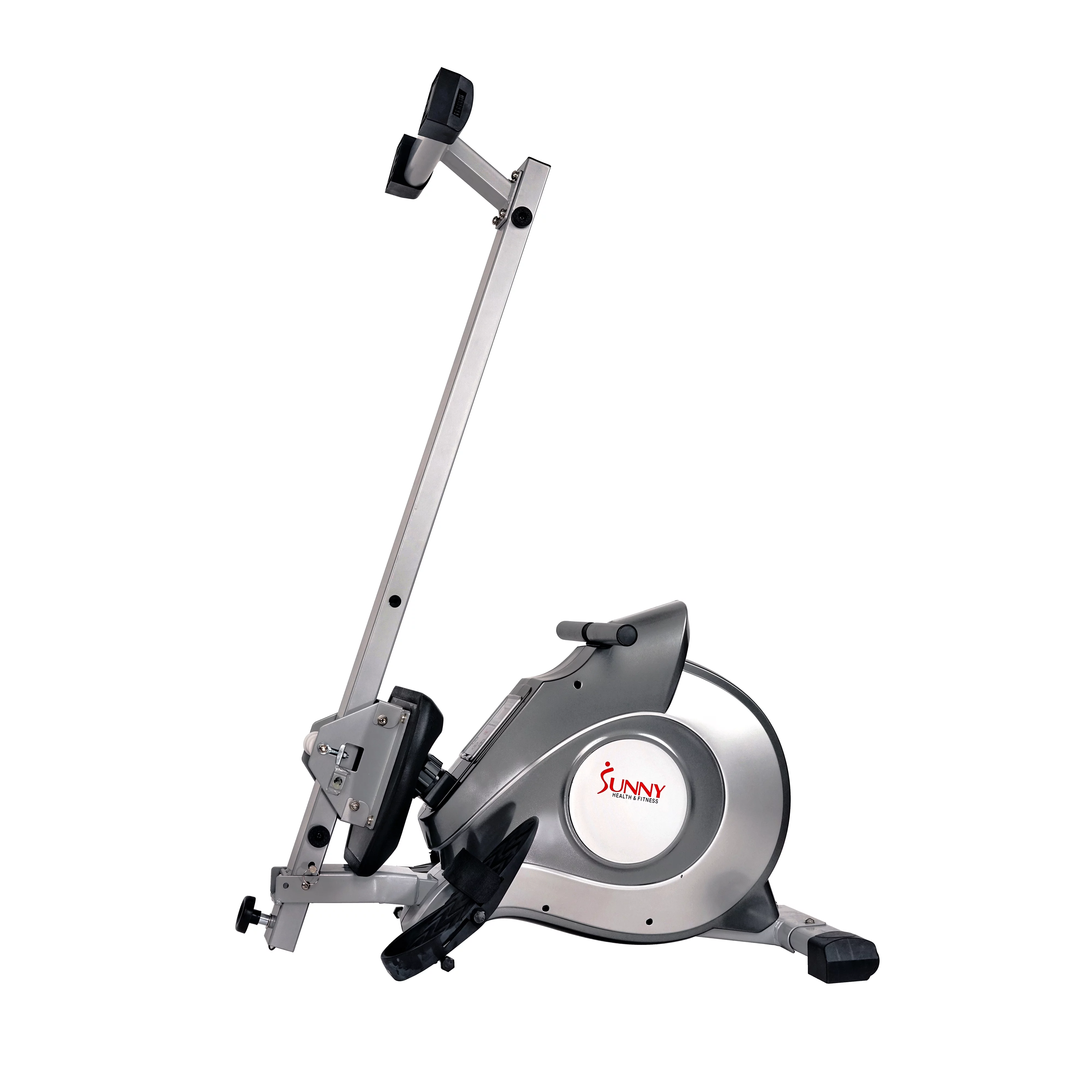Sunny Health & Fitness Smart Magnetic Rowing Machine with Extended Slide Rail with Optional Exclusive SunnyFit® App Enhanced Bluetooth Connectivity
