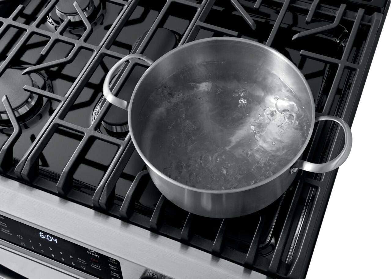 Frigidaire FGGH3047VF 30" Gallery Series Gas Range with 5 Sealed Burners, griddle, True Convection Oven, Self Cleaning, Air Fry Function