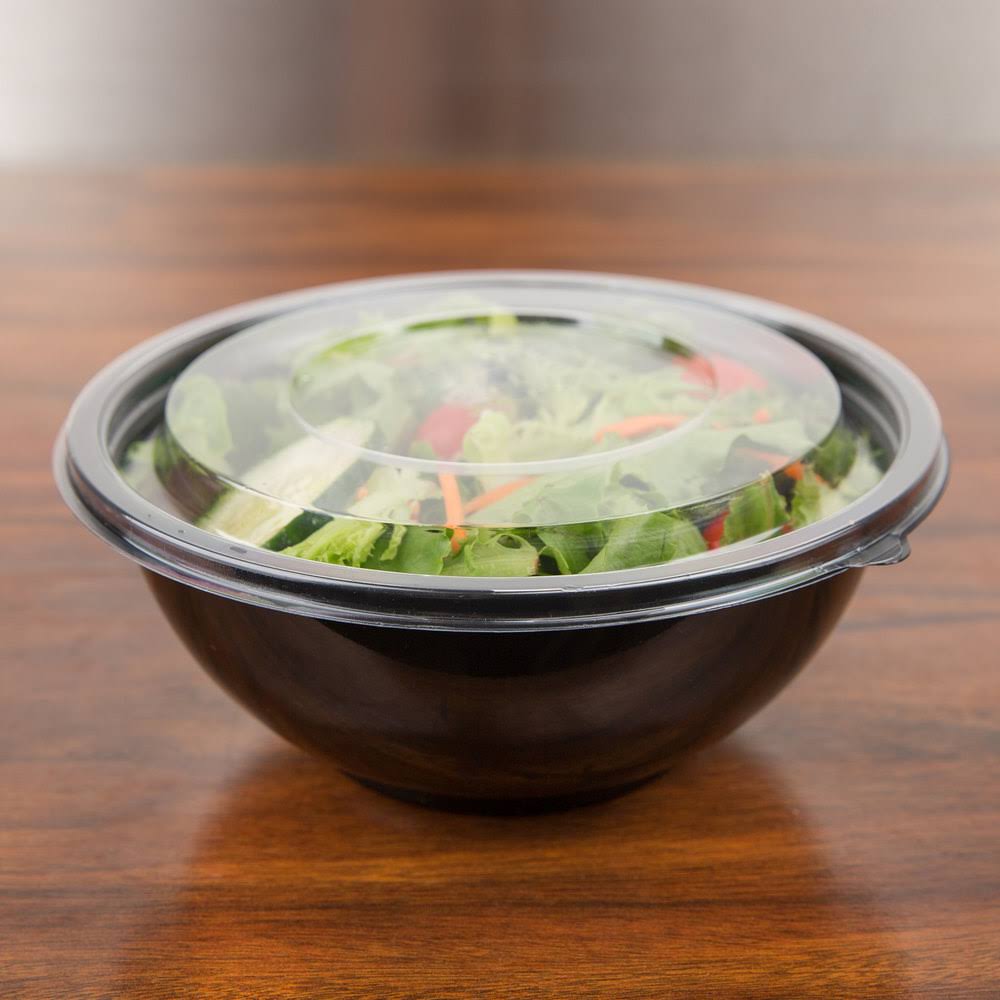 Sabert 51032T300 Freshpack Clear Flat Round Lid - 300/Case