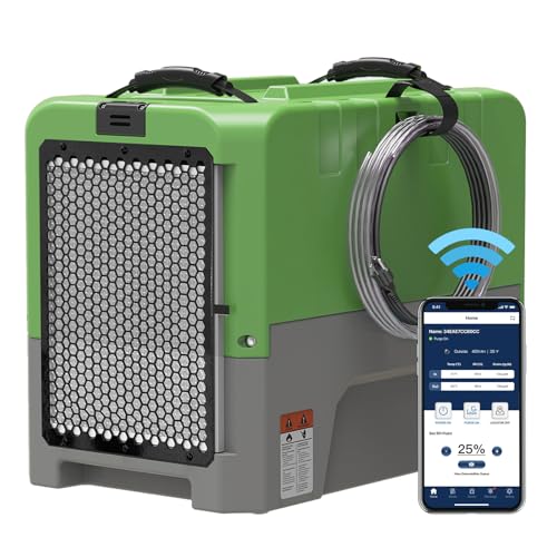 ALORAIR 180PPD Commercial Dehumidifier for Crawl Space & Basement, Wi-Fi APP Controls with Pump, Capacity up to 85 PPD at AHAM Condition