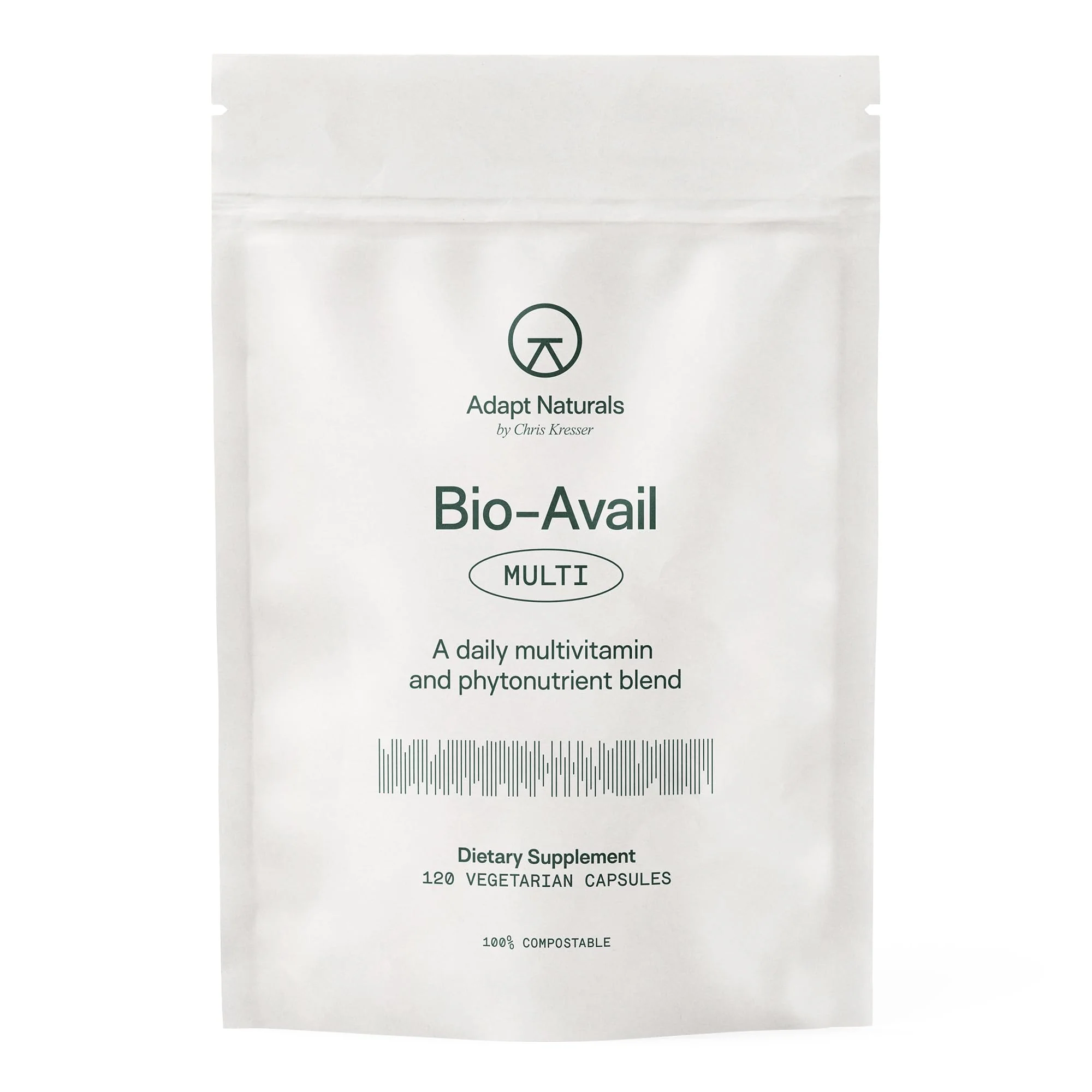 Adapt Naturals Bio-Avail Multi - Easy-to-Absorb Multivitamin for Women and Men- Bioavailable Vitamins- Vitamin C, B12 Vitamins, Vitamin D, Vitamin E