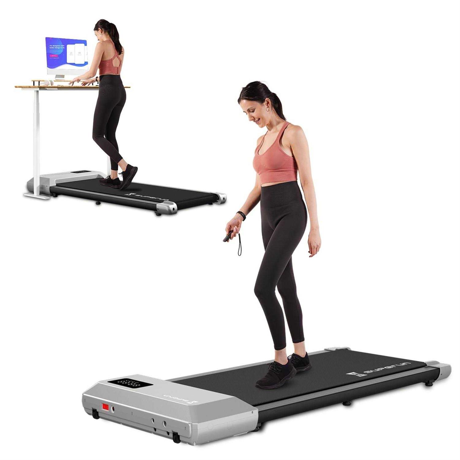 SupeRun 2024 Newest Smart Walking Pad Treadmill Under Desk Treadmill for Home Office - Sports Supplies Online Store