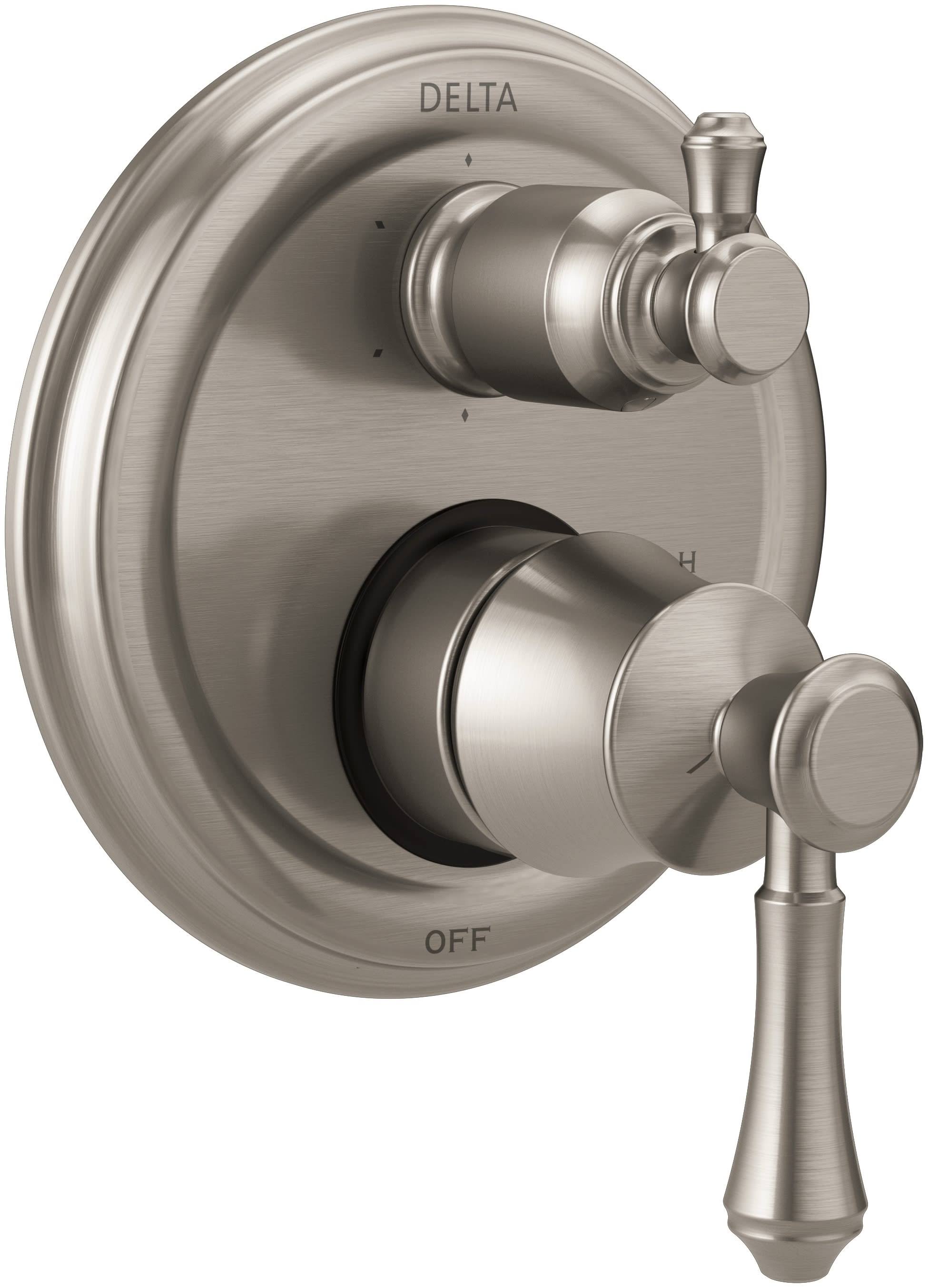 Delta T24997-SS Cassidy Traditional Monitor 14 Series Valve Trim with 6-Setting Integrated Diverter, Stainless