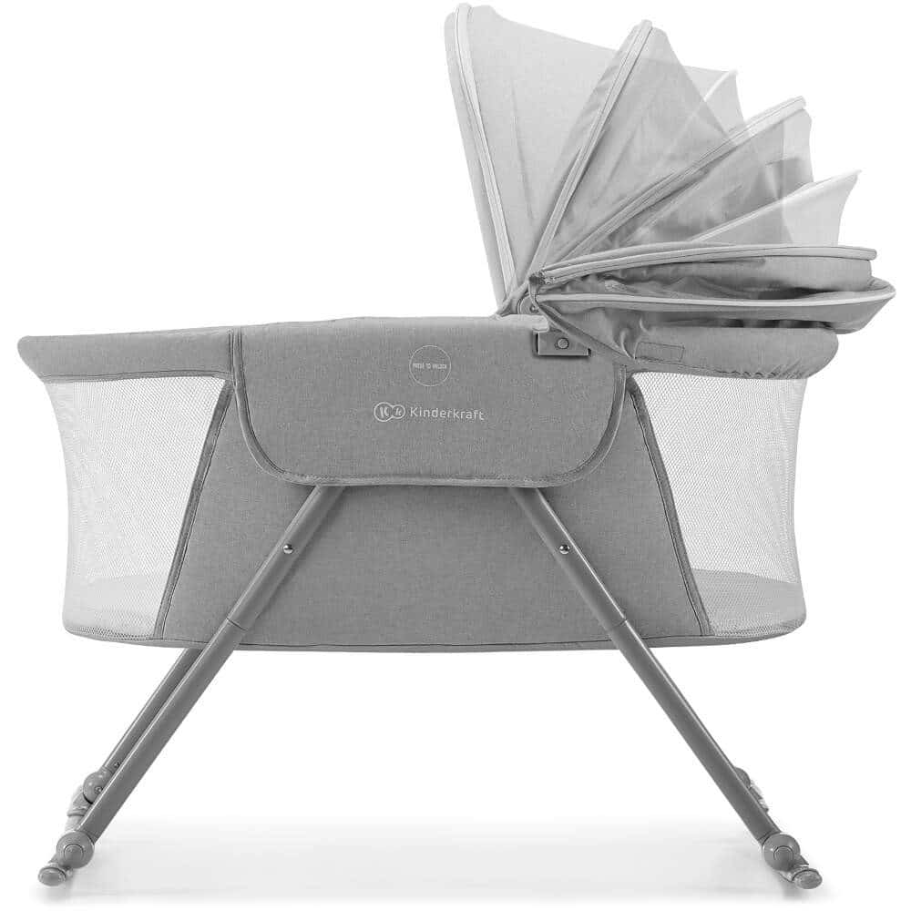 Kinderkraft Lovi 3 in 1 Crib Grey