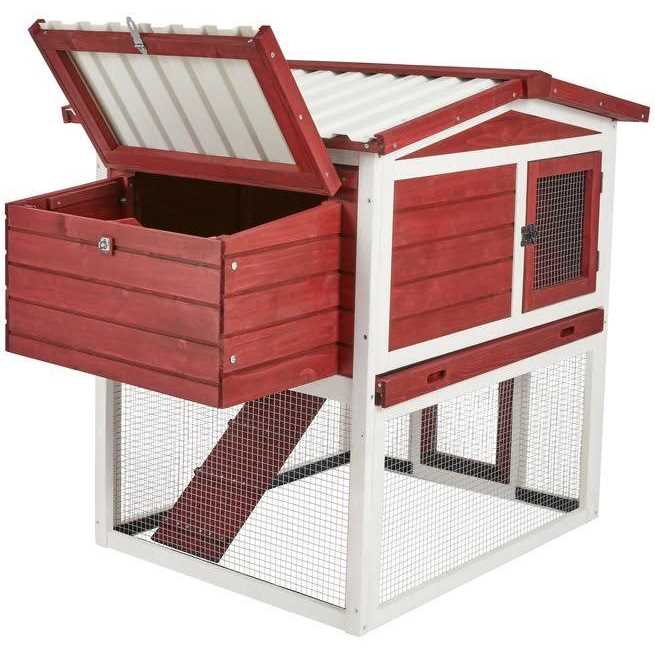 Frisco Wooden Outdoor Chicken Coop - Pet Supplies online store