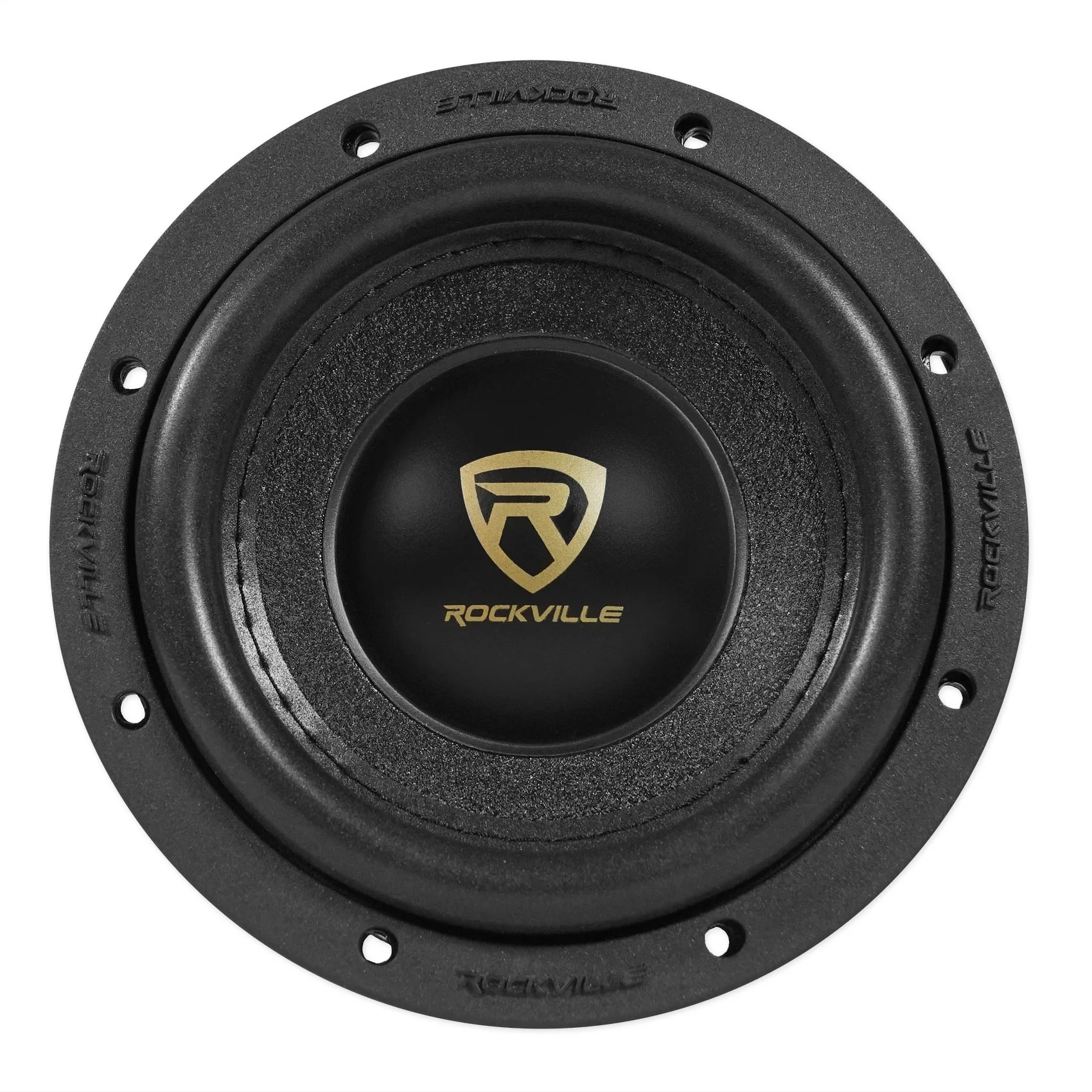 (2) Rockville W65K9D4 6.5" 1000 Watt Car Audio Subwoofers+Mono Amplifier+Amp Kit