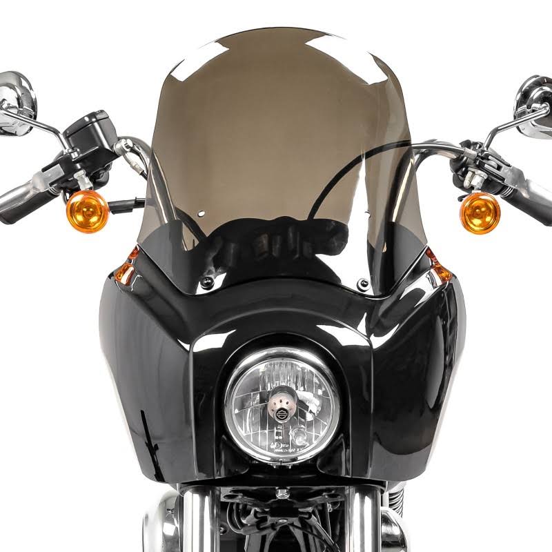 Fairing for Harley Dyna Low Rider / Street Bob Craftride MG5 with Windshield Black-Light Smoke