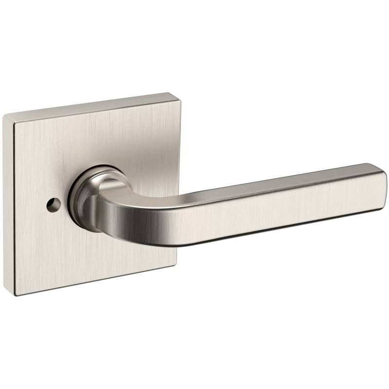 Baldwin Estate Lever R017 Rose Privacy Set 2-3/8x22 BS Satin Nickel