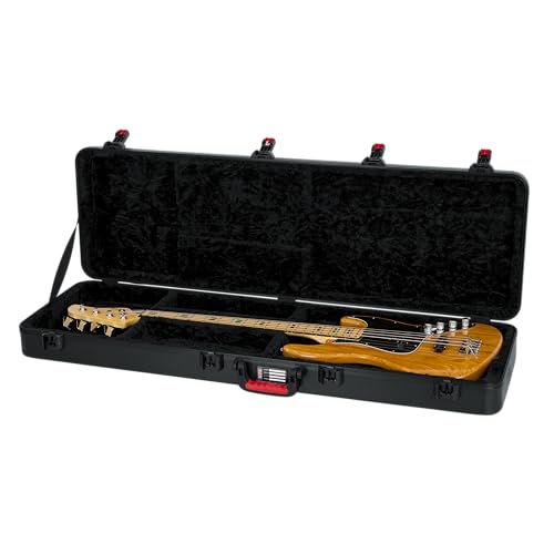 Gator Cases Molded Flight Case for Strat/Tele Style Electric Guitars with TSA Approved Locking Latch, (GTSA-GTRELEC)