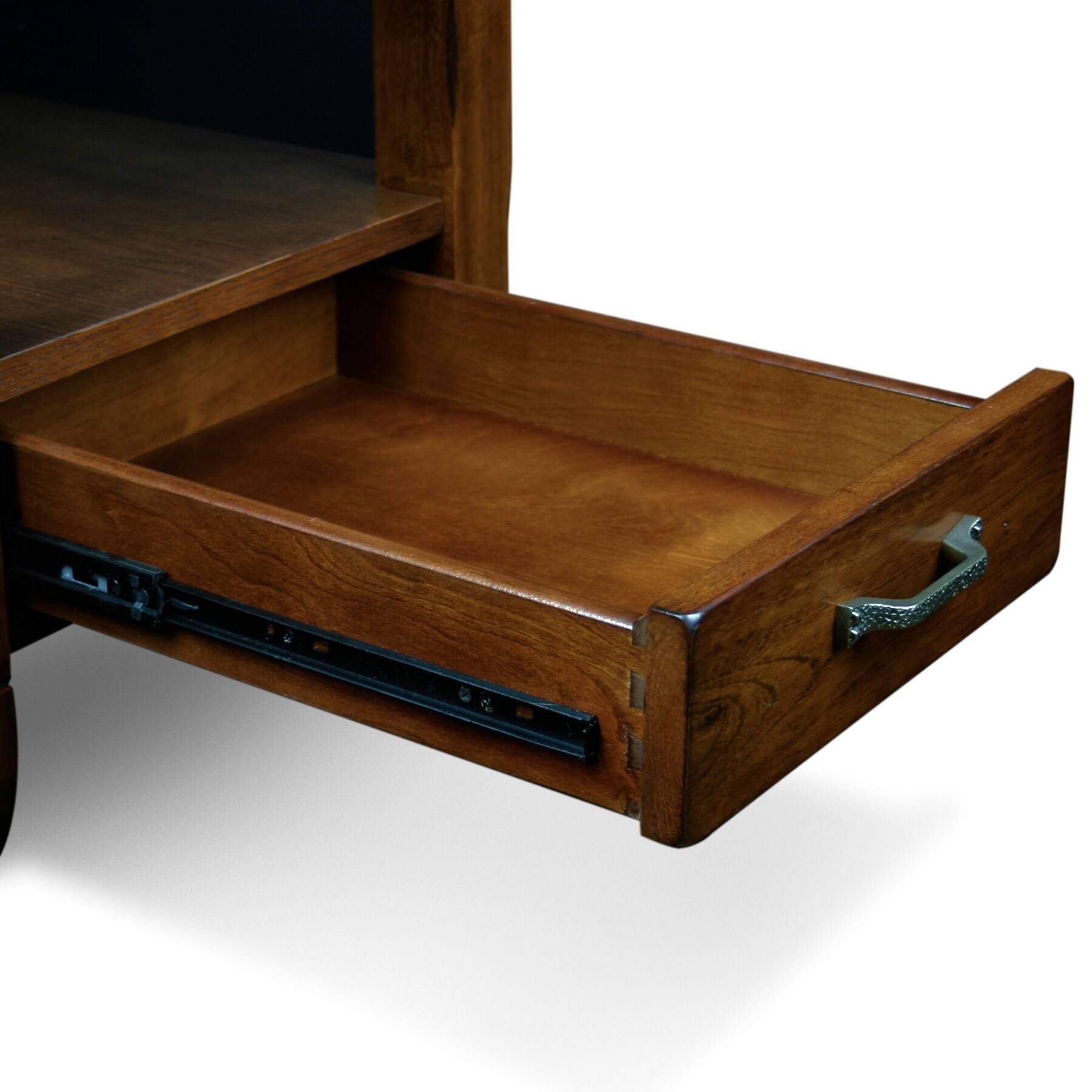 Leick Furniture Slatestone Rustic Oak End Table