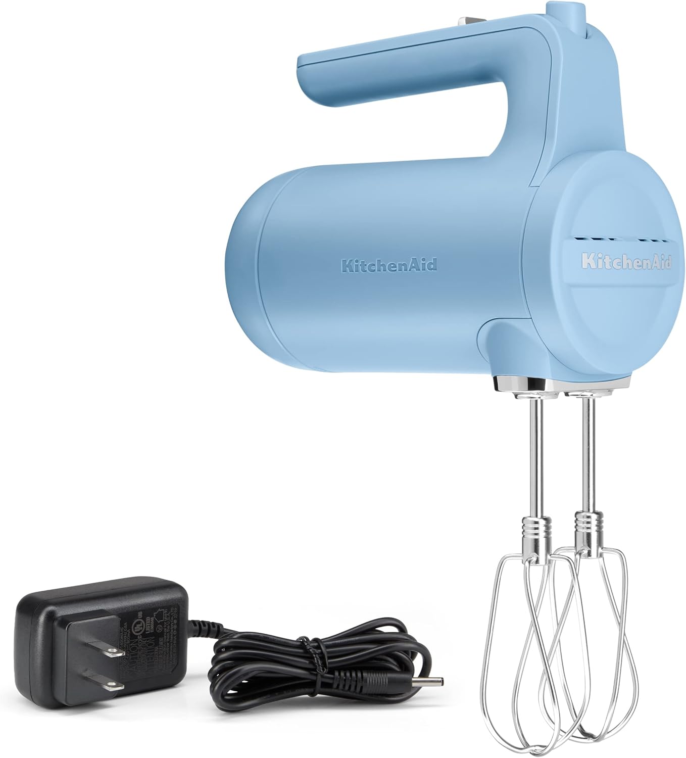 KitchenAid Cordless Hand Mixer (KHMB732) and Variable Speed Corded Hand Blender (KHBV53) Bundle, Blue Velvet