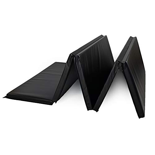 Greatmats Gym Folding Mats 5x10 Ft x 2 Inch for Martial Arts, Gymnastics, Tumbling, Cheerleading, Home Exercise, MMA