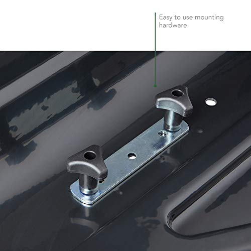 SportRack Vista XL Rear Opening Cargo Box,Black