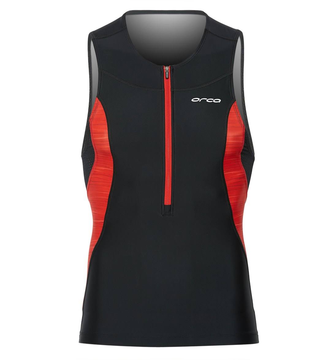 Orca Men&s Core Tri Tank - 2019 - S - Black/Red
