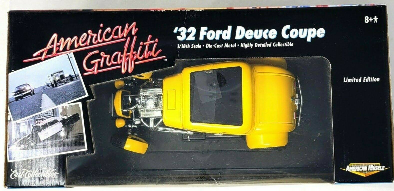 Ertl #32078 American Muscle American Graffiti 32 Ford Deuce Coupe 1/18