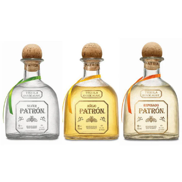 Patron Tequila Trio Bundle: Blanco, Reposado & Anejo - Nestor Liquor
