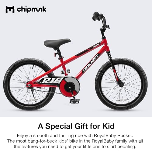 Chipmunk Kids Bike Toddlers 12 14 16 18 Inch Wheel Bicycle Beginners Boys Girls Ages 3-11 Years, Multiple Color Options