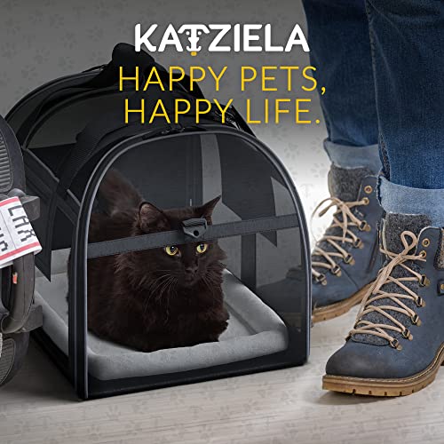 Airline Compliant Pet Carrier - Rolling Portable Travel Carry Crate for Small Dog, Puppy or Cat