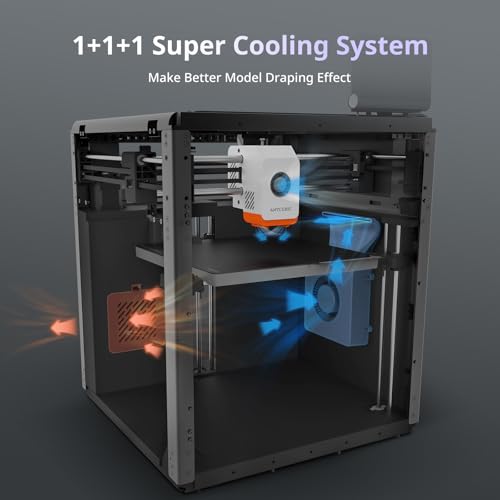 Anycubic 3D Printer Kobra S1 Combo, Multi-Color 3D Printer Max 600mm/s High Speed Printing High Precision