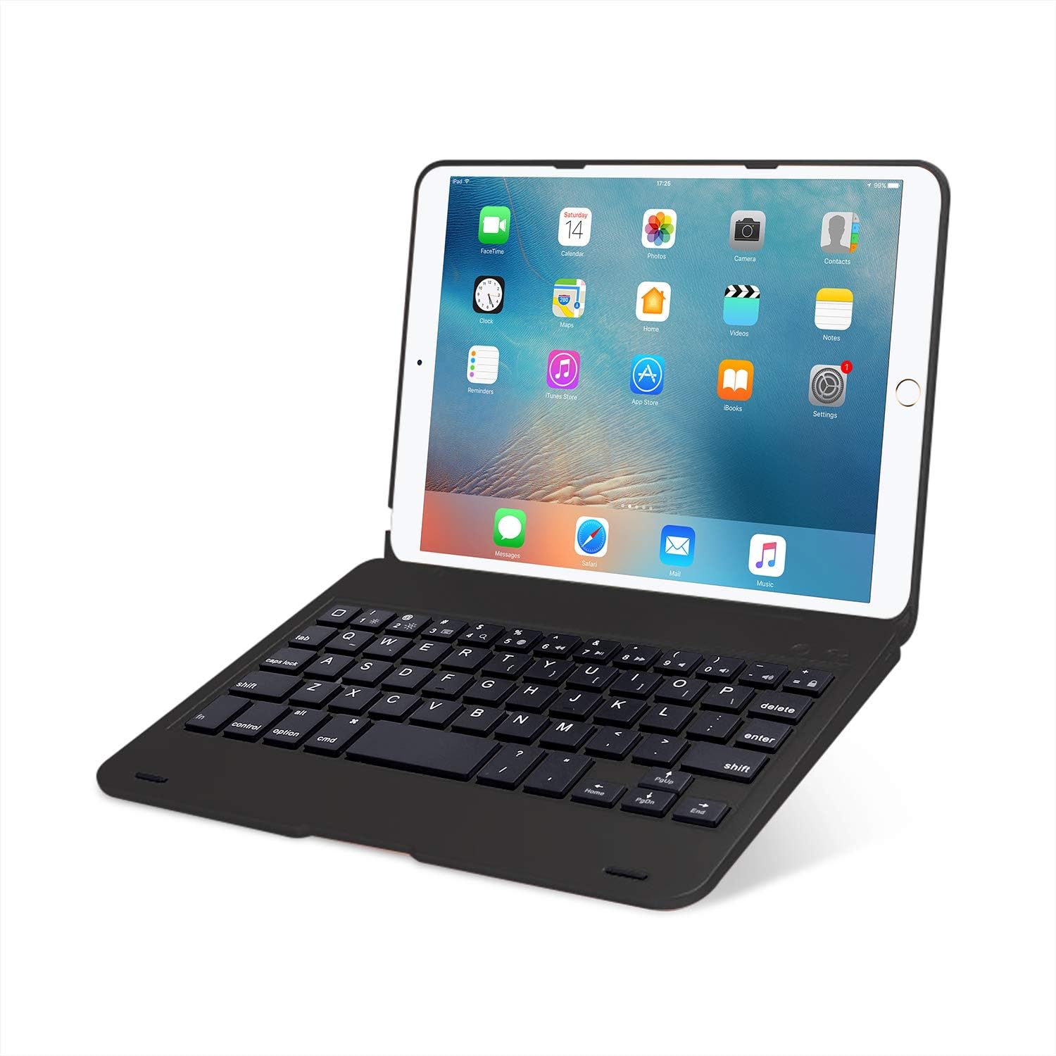 ONHI Wireless Keyboard for iPad Mini Keyboard Case, Folio Flip Smart Cover for iPad Mini 3/ iPad Mini 2/ iPad Mini 1 with Folding Stand