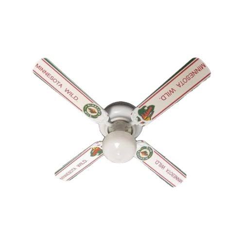 Ceiling Fan Designers Ceiling Fan, NHL Minnesota Wild Hockey, 42x22