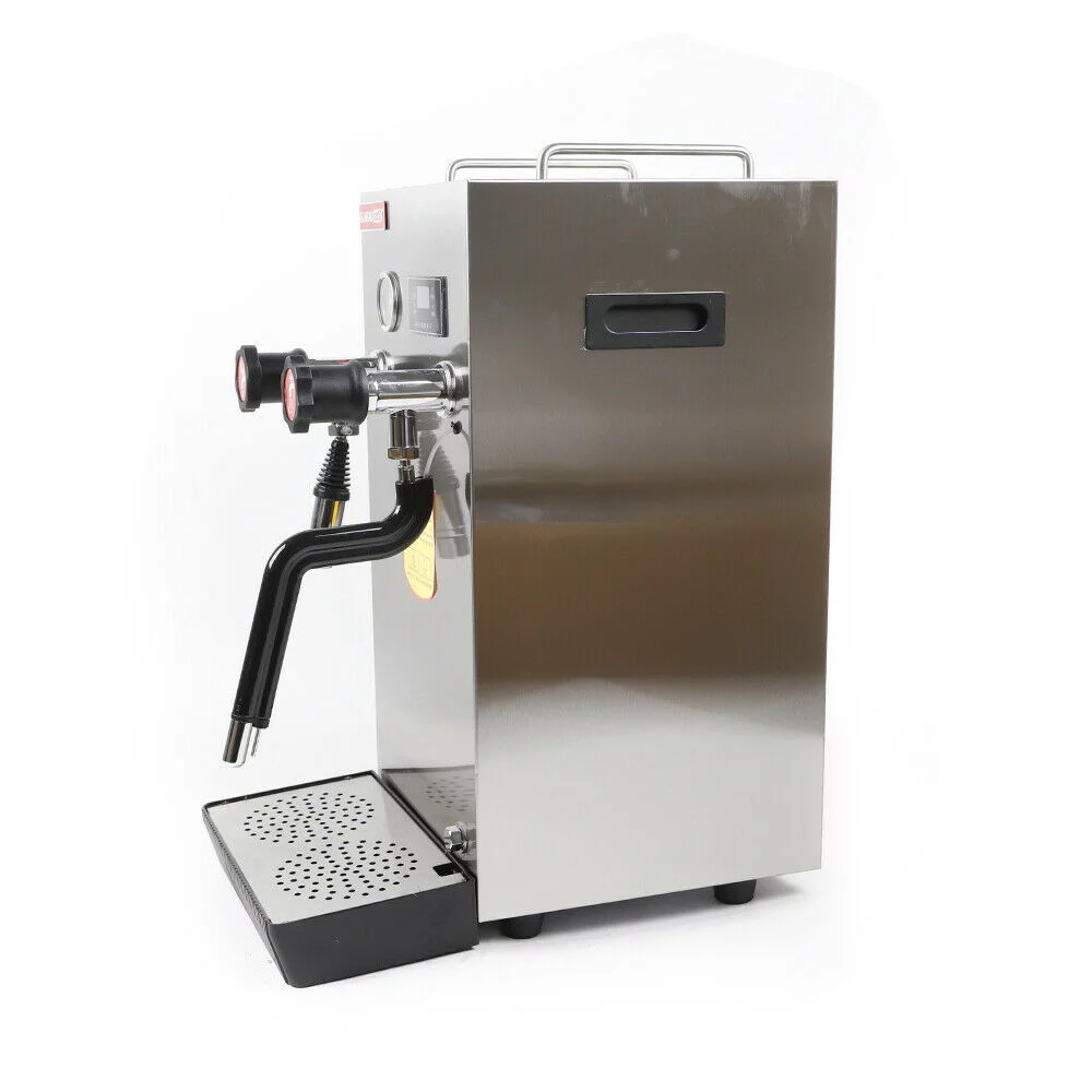 Miumaeov Commercial Milk Frother Electric Multi-Purpose Full-Automatic Boiling Water Frothing Machine with Lcd Display for Coffee Shop Dessert Shop