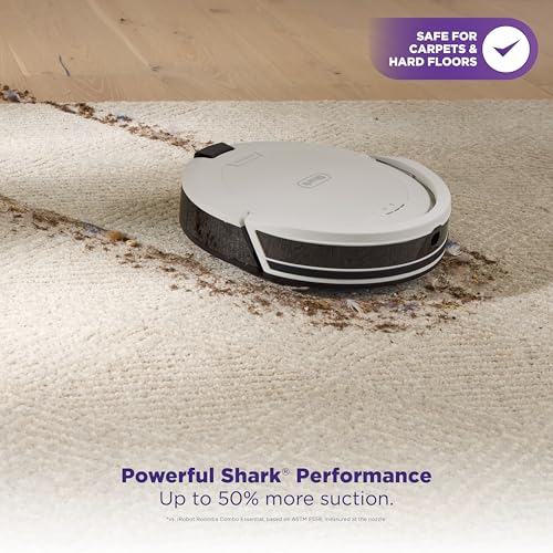 Shark Navigator Robot Vacuum and Self-Empty Base with Bagless 60-Day Capacity Self-Empty Base, SmartPath Navigation, Powerful Pet Hair Pickup