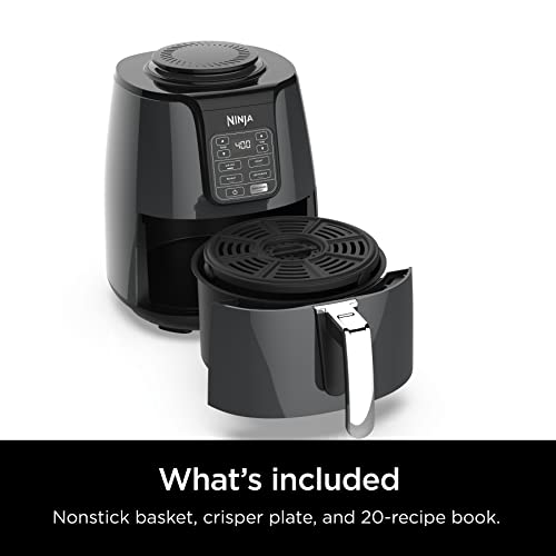 Ninja Air Fryer, Roast, Bake, Air Fry, Roast, Broil, Reheats, & Dehydrates, 4-in-1, Fries, Frozen Food, Veggies, and Juicy Meat, Less Oil, Easy Meals