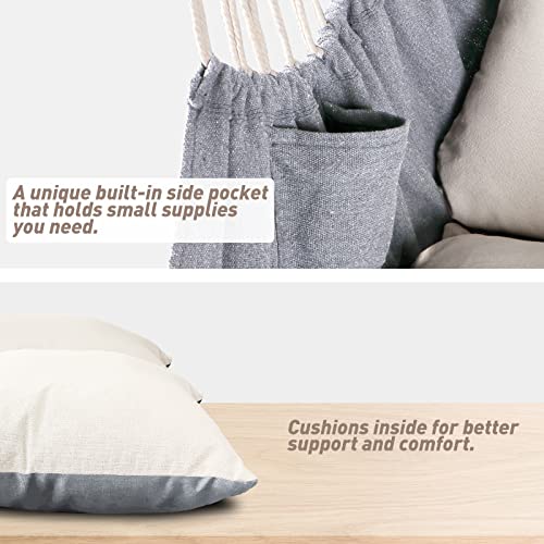 Chihee Hammock Chair Hanging Swing 2 Pillows Included