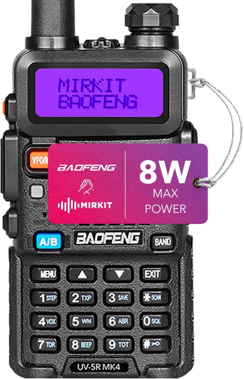 BAOFENG UV-5R MK2 FCC Approved 5 Watt 2022 Handheld Dual Band Ham Radio