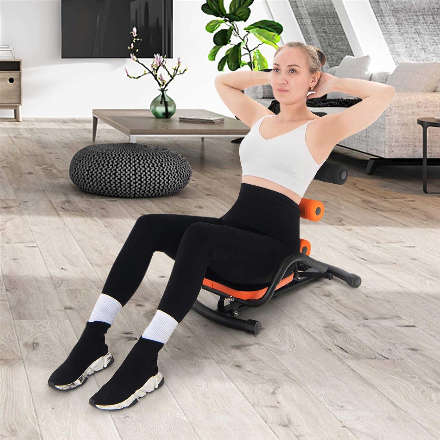 Costway Core Ab Trainer Bench Abdominal Stomach Exerciser Workout Gym Fitness Machine - Sports Supplies Online Store