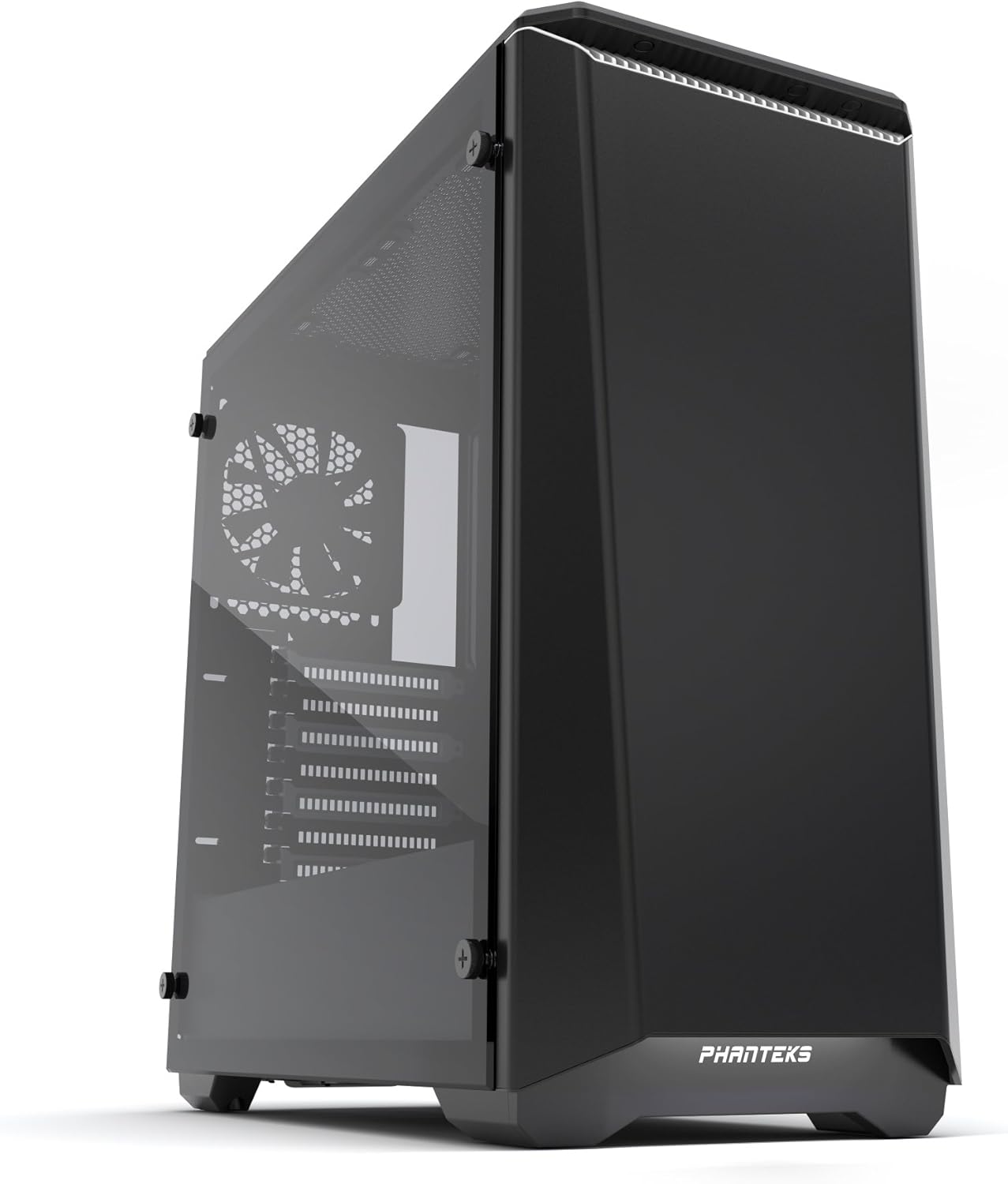 Phanteks (PH-EC416PTG_BK) Eclipse P400 Steel ATX Mid Tower Case, Tempered Glass Edition, Satin Black