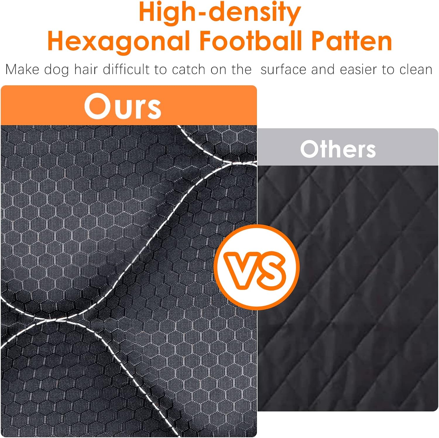 MIXJOY Cargo Liner for Dogs, Cargo Liner for SUV for Fold Down Seat, Dog Mat for Car with Bumper Flap Protector