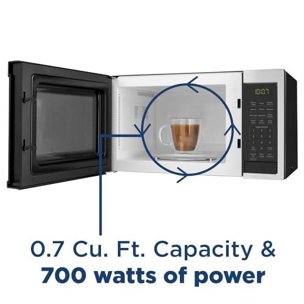 GE Smart Countertop Microwave Oven | Complete with Scan-to-Cook Technology and Wifi-Connectivity | 0.9 Cubic Feet Capacity