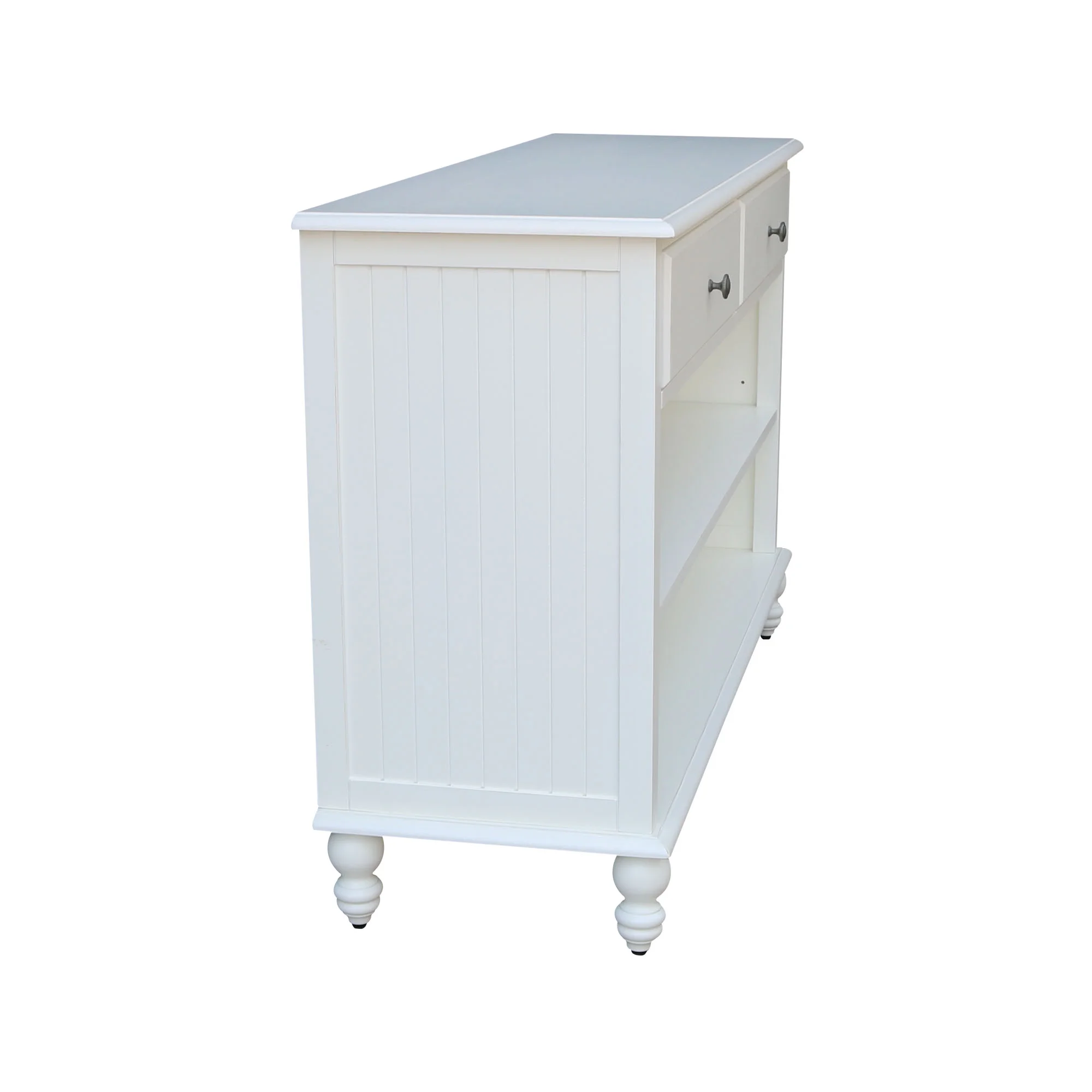 Beach White Cottage Console Table