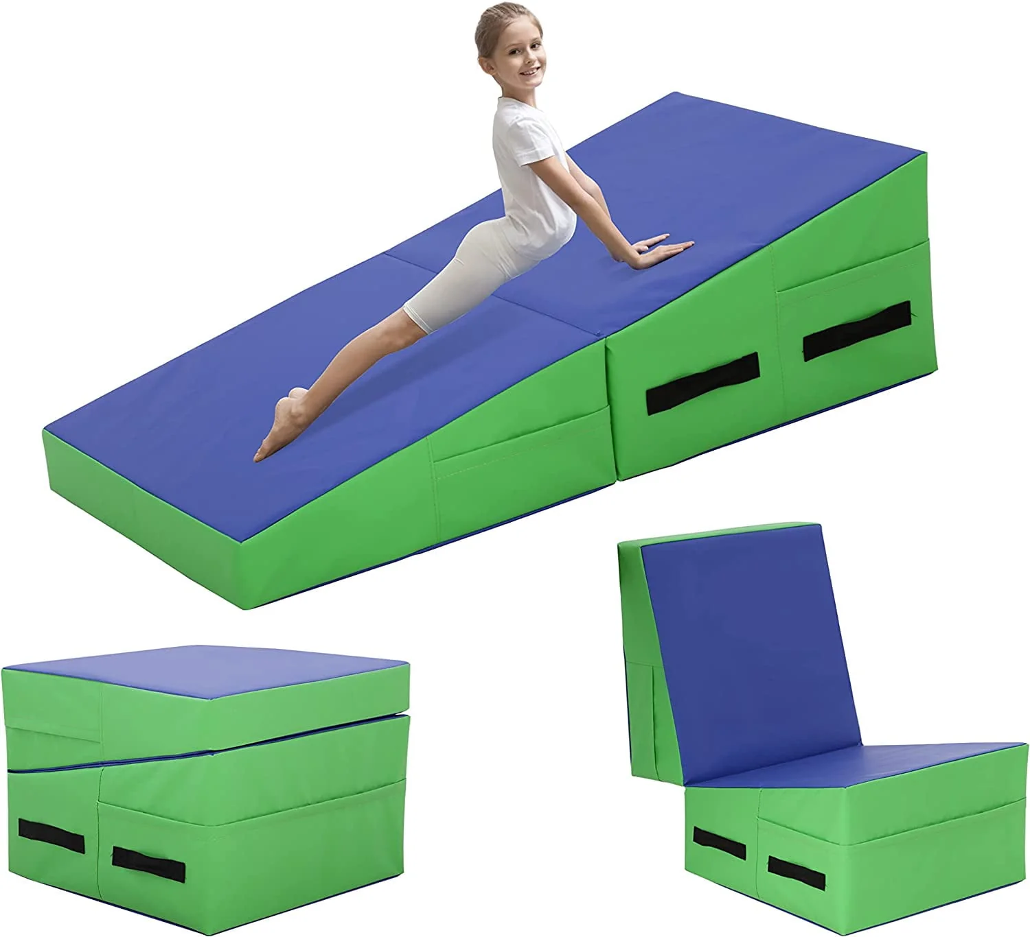 YRLLENSDAN 48x24 inch Large Incline Gymnastics Mat