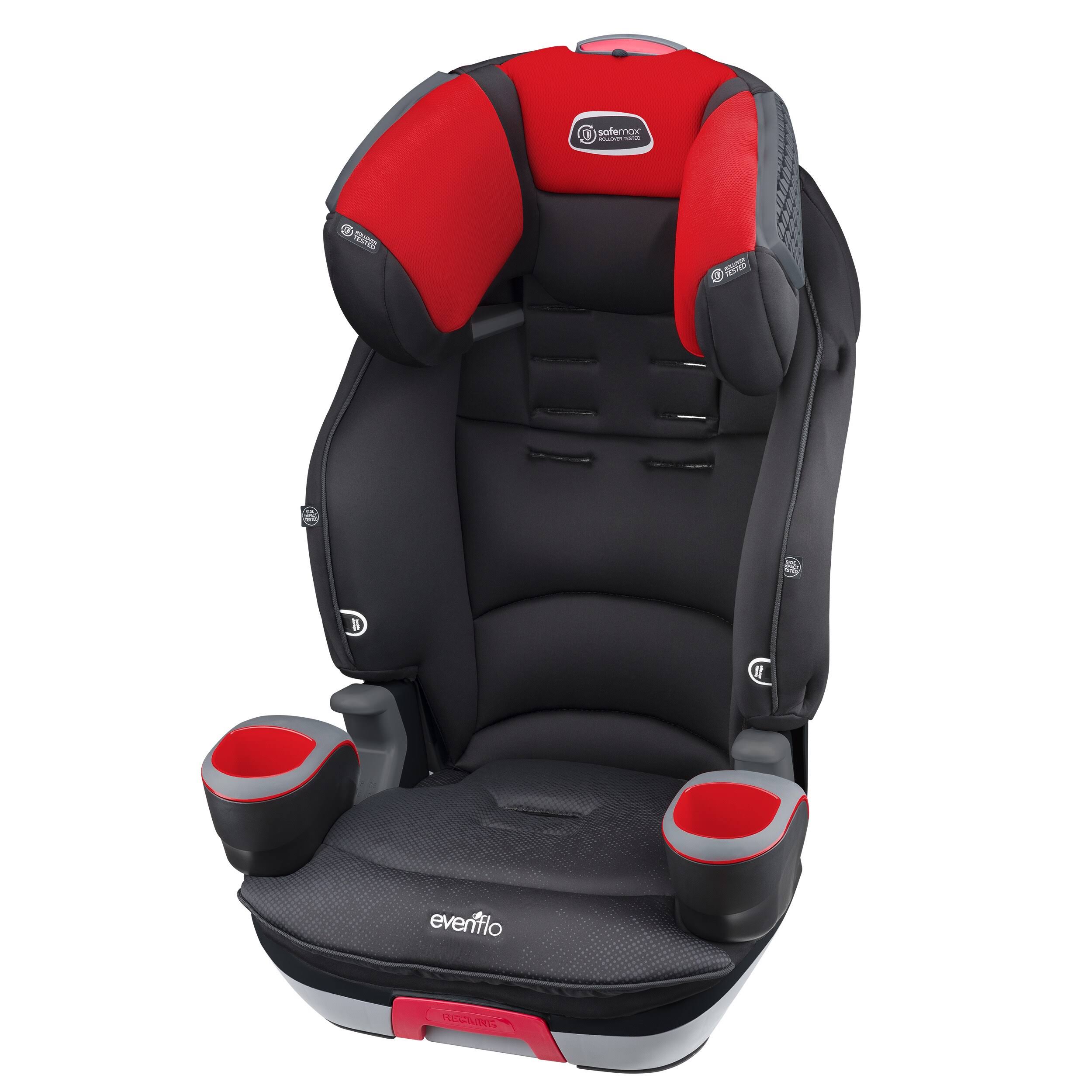 Evenflo SafeMax 3-in-1 Combination Booster Car Seat (Crimson)