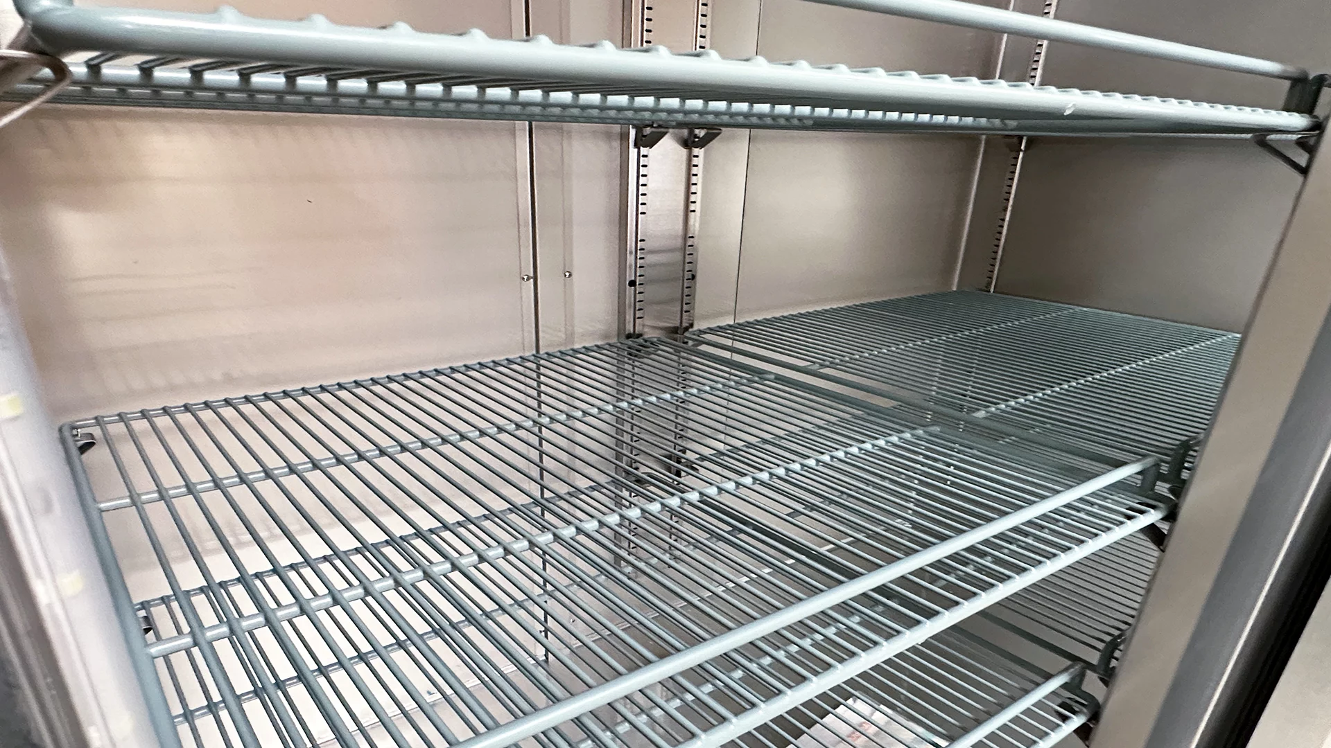 54 in. Two Glass Swing Door Stainless Steel Upright Reach-In Commercial Freezer 47 Cu. ft.