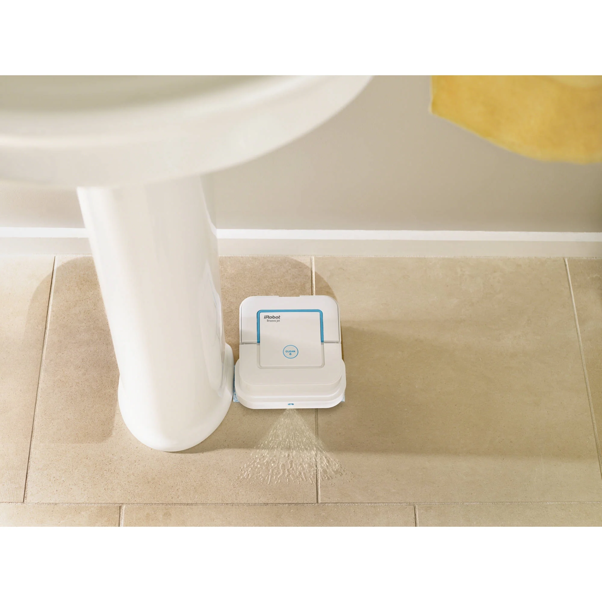 iRobot Braava jet 245 Superior Robot Mop - App enabled, Precision Jet Spray, vibrating cleaning head, wet and damp mopping, dry sweeping modes