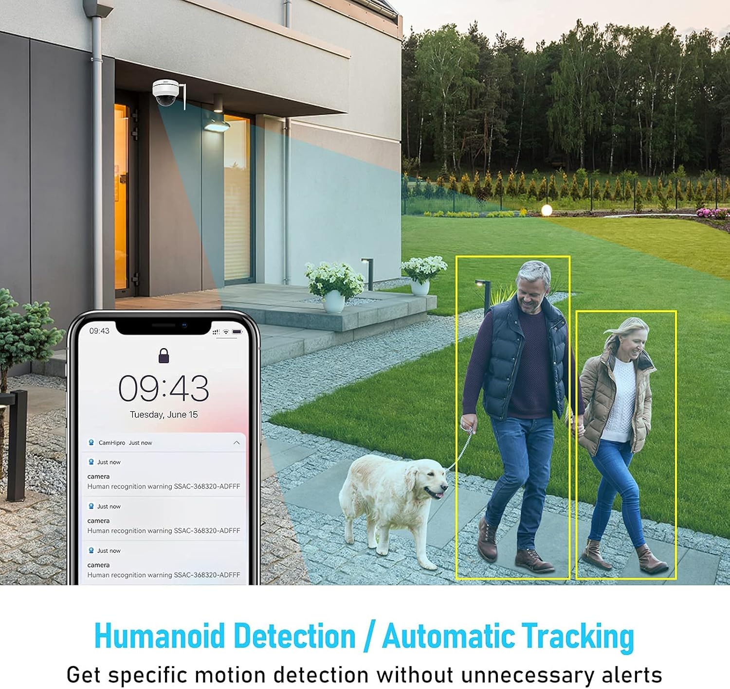 YoLuke 5MP PTZ WiFi Camera Outdoor/Indoor