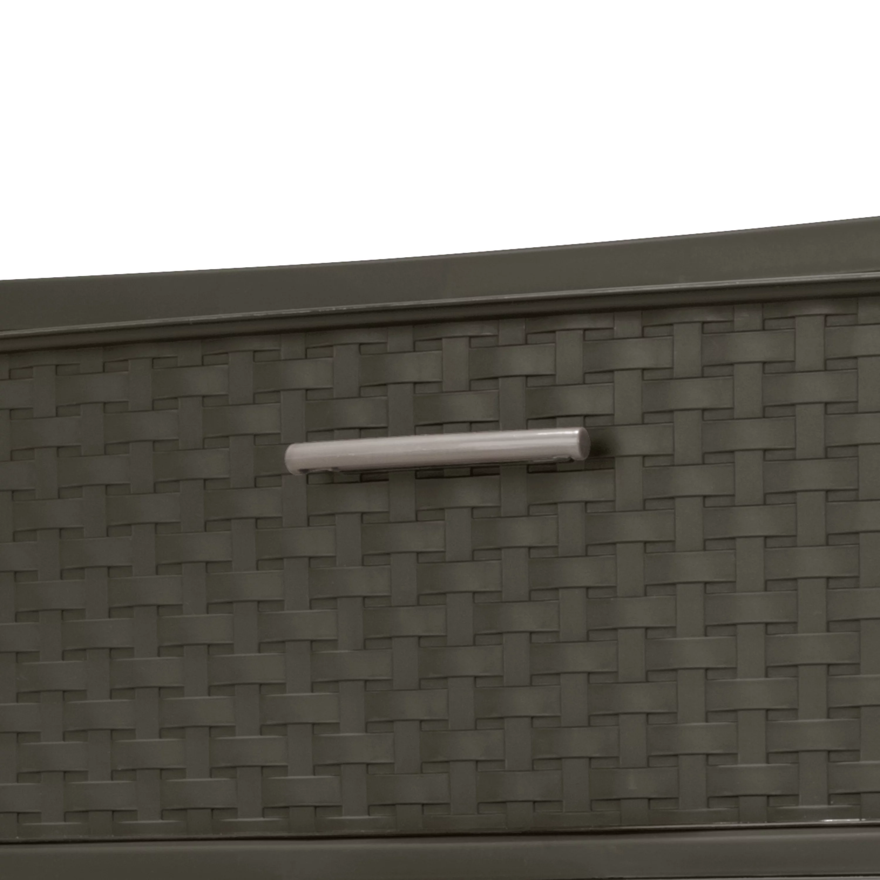 (2 pack) Sterilite 3 Drawer Wide Weave Tower Espresso
