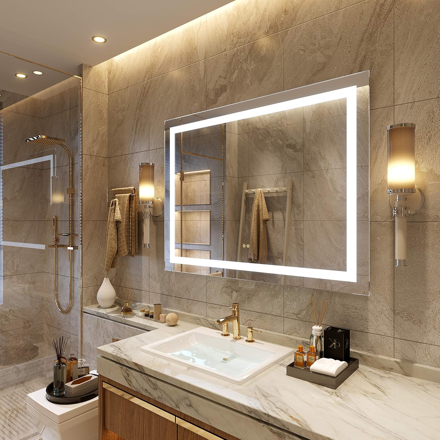 Petus PetusHouse 20 X 28 Inch LED Lighted Bathroom Mirrors