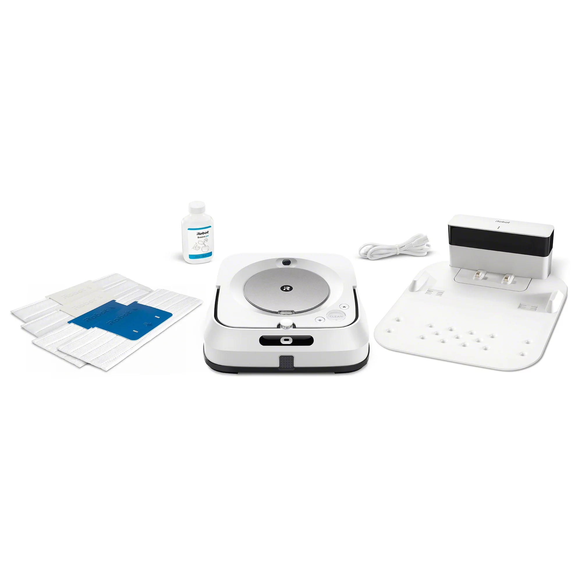 iRobot Braava Jet M6 (6110) Ultimate Robot Mop- Wi-Fi Connected, Precision Jet Spray, Smart Mapping, Works with Google Home, Ideal for Multiple Rooms