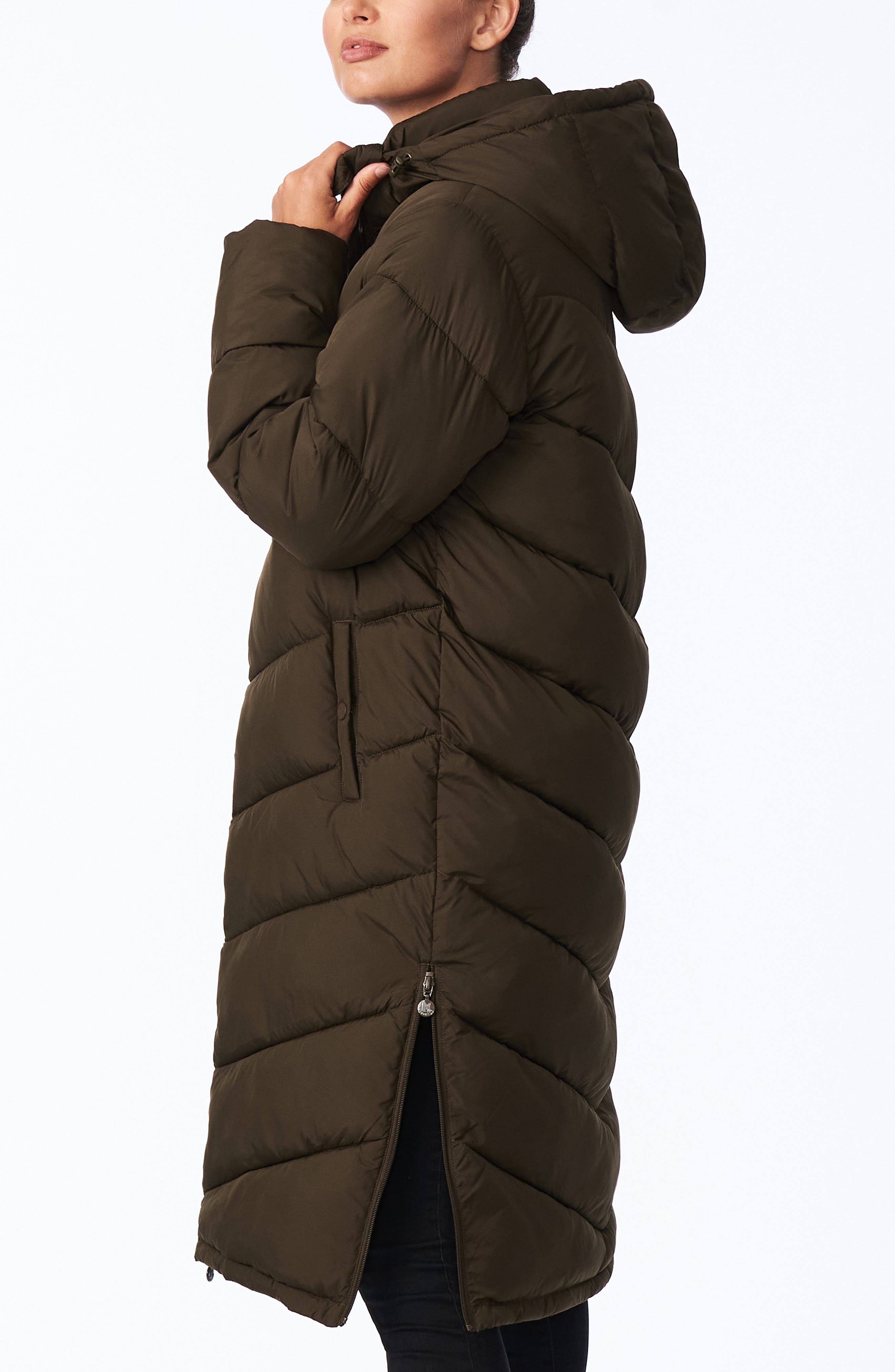 Bernardo Hooded Puffer Coat - Dried Basil