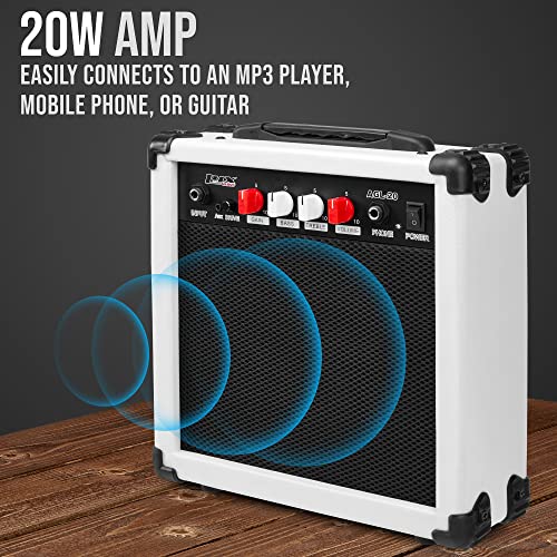 LyxPro Electric Guitar 39" inch Complete Beginner Starter kit Full Size with 20w Amp, Package Includes All Accessories, Digital Tuner, Strings, Picks