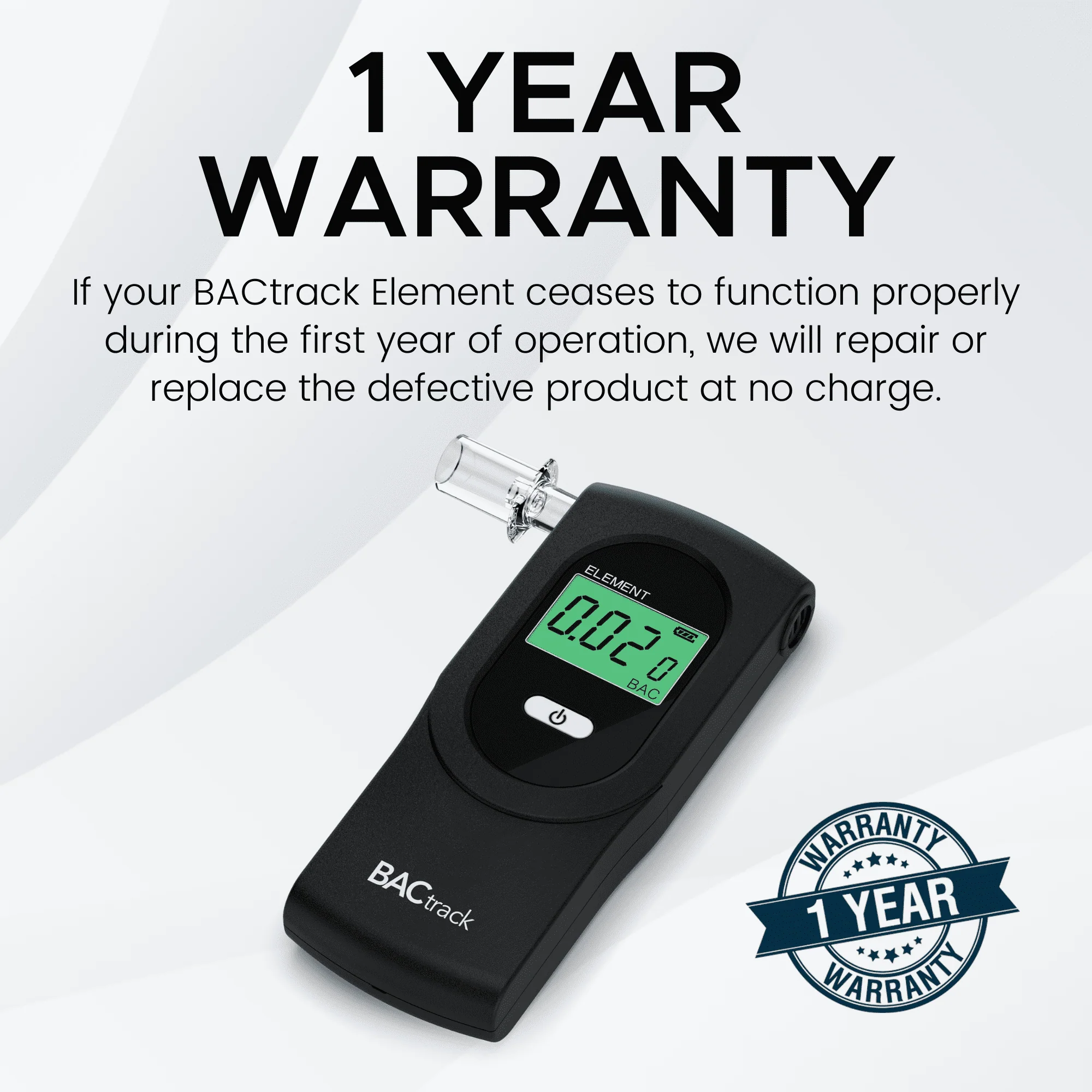 BACtrack Element Breathalyzer | Professional-Grade Accuracy | DOT & NHTSA Compliant | Portable Breath Alcohol Tester for Personal & Professional Use
