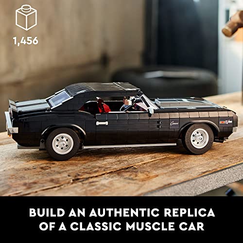 LEGO Icons Chevrolet Camaro Z28 10304, Customizable Classic Car Replica Model Building Kit, 1969 Vintage American Muscle Car