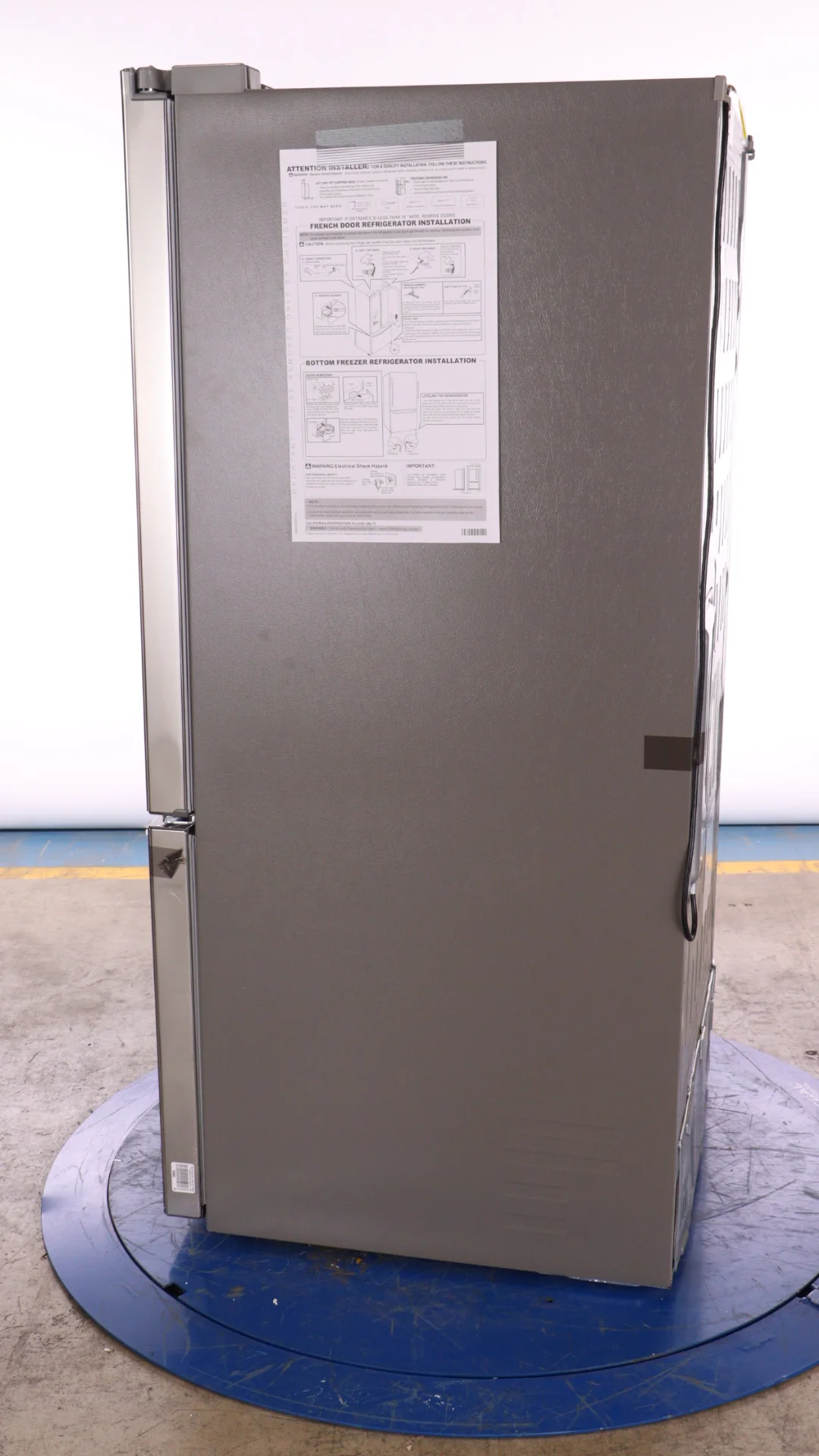 LG 33 IN. 25 CU. FT. STAINLESS STEEL LOOK FRENCH DOOR REFRIGERATOR WITH SMART DIAGNOSIS - LRFNS2503V