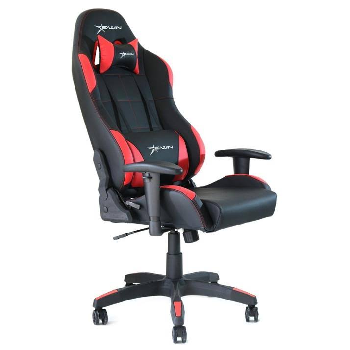 E-WIN Calling Series PU Ergonomic Computer PC Gaming Office Desk Chair, Blue